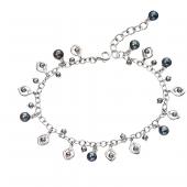 seB3697B (Sterling Silver & Freshwater Pearl Bracelet)