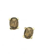 geGE476Y (Gold and Smoky Quartz Earrings)