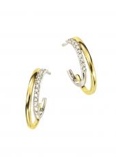 geGE639 (Gold, White Gold an Diamond Earrings)