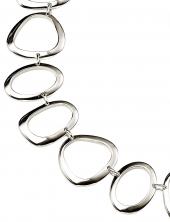 seN2708 (Sterling Silver Irregular Shapes Necklace)