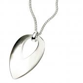 seP2736 (Sterling Silver Lost Tear-Drop Pendant)