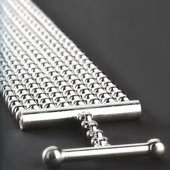 GB5B26 (Sterling Silver Bead Thread Bracelet)