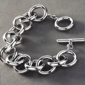 bg6B28 (Classic Chunky Sterling Silver Chain Bracelet)