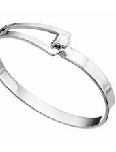 gbB2829 (Sterling Silver Hook Bangle)