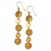 mbHarmoniaTextEar (Harmonia Textured Earrings 22ct Gold Plated)