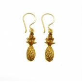mbPinappleEar (Pineapple Earrings 22ct Goldplated)