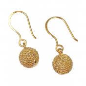 mbTaliaBaubleEar (Talia Mini Bauble Earring 22ct Gold Plated. )